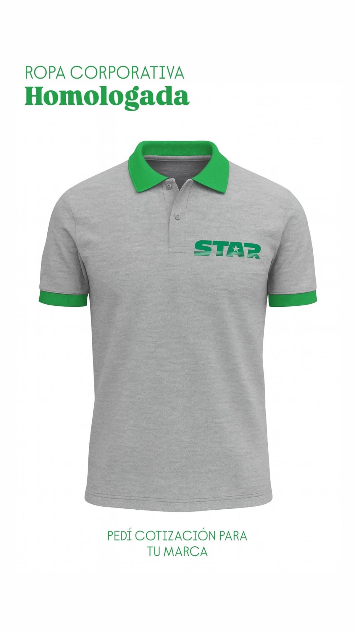 Chomba corporativa personalizada Star